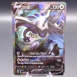 Lugia V (Alternate Full Art) 186/195 Ultra Rare Silver Tempest Pokemon TCG LP - Image 1