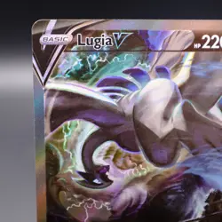 Lugia V (Alternate Full Art) 186/195 Ultra Rare Silver Tempest Pokemon TCG LP - Image 3