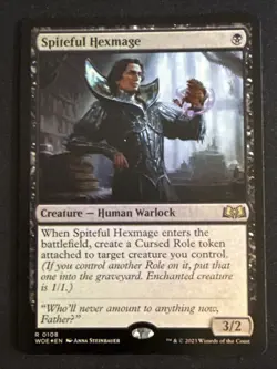1x Foil Spiteful Hexmage (108) Wilds of Eldraine LP MTG Magic the Gathering x1 - Image 1