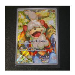 Pokemon Hisuian Growlithe 181/167 Sv06 Illustration Rare Holo 80HP - Image 1