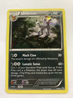 SWIRL HOLO Pokemon Umbreon TCG XY96 XY Black Star Promo Holo RARE NM MINT - Image 1