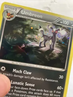 SWIRL HOLO Pokemon Umbreon TCG XY96 XY Black Star Promo Holo RARE NM MINT - Image 3