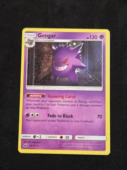 Pokemon Crimson Invasion Prerelease Kit Gengar 38/111 Regular Deck Exclusive LP - Image 1