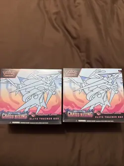 Chaos Rising Pokemon Center Exclusive ETB Elite Trainer Box (LOT OF 2 ETBs) - Image 1