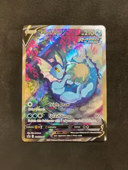 POKEMON UNGRADED VAPOREON V SWSH181 HOLO P SWORD & SHIELD PROMO NM - Image 2