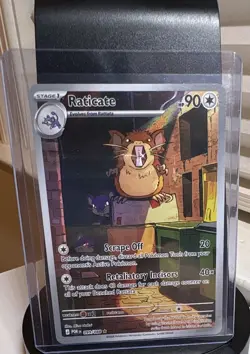 The Pokemon Company Team Rocket's Raticate 202/182 Destined Rivals IR Holo 90HP - Image 1
