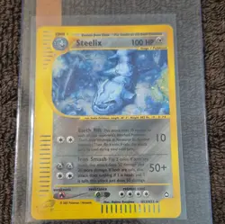 Pokemon TCG Steelix Holo Rare Aquapolis H23/H32 2002 Eng NM gradeable copy! - Image 1