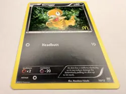 Pokemon TCG Scraggy 10/12 McDonald's 2012 Promo English 60 HP Basic Regular - Image 2