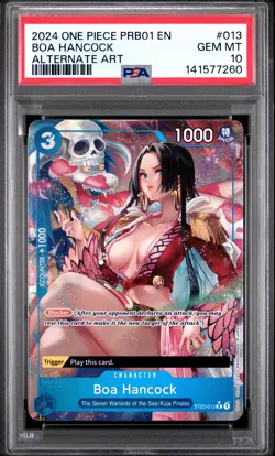 2024 ONE PIECE PRB01-PREM BOOSTER -ONE PIECE CARD THE BEST- BOA HANCOCK PSA 10 - Image 1