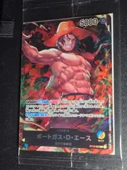 Portgas D. Ace ST13-002 (Leader) 7-Eleven PROMO One Piece Card Japanese (SEALED) - Image 1