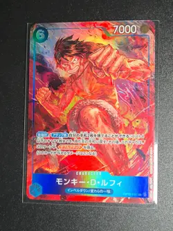 One Piece Card ALT Monkey D.Luffy (Parallel) OP02-062 SR Paramount War Japanese - Image 1