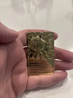 Poliwhirl - 1999 Burger King Pokemon 23k Gold Plated Trading Card With COA - Image 4