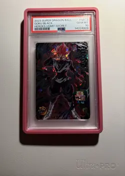 PSA 10 Goku Black UGM7-SEC3 2023 Super Dragon Ball Heroes Card Japanese W GUARD - Image 1