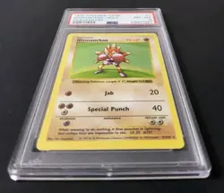 Hitmonchan 7/102 SHADOWLESS - Base Set *PSA 8 - NM-MT* Holo Rare Pokemon Card - Image 2
