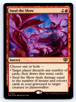 Steal the Show FOIL Land- Secrets of Strixhaven - MTG - Image 1