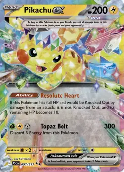 Pikachu ex - 057/217 ME: Ascended Heroes Pokemon Card TCG - Image 1
