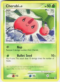 Cherubi 56/100 Common Stormfront Pokemon NM/M - Image 1