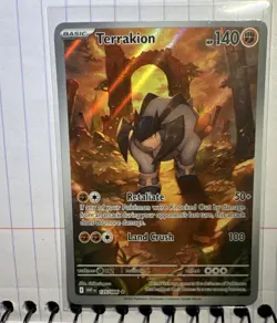 Pokemon Sv: White Flare TERRAKION 135/086 IR HOLO Basic 140 HP ENG - Image 1