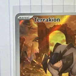 Pokemon Sv: White Flare TERRAKION 135/086 IR HOLO Basic 140 HP ENG - Image 2