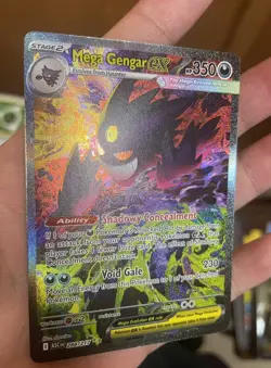 Pokemon TCG Mega Gengar Ex SIR 284/217 GRADEABLE COPY Pack Fresh Near Mint - Image 1
