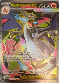 Mega Charizard X ex 109/094 Me02: Phantasmal Flames Holo Ultra Rare - Image 1