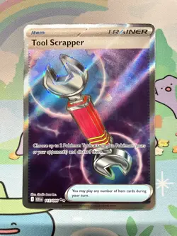 Tool Scrapper 115/086 Pokemon Chaos Rising Full Art Ultra Rare Pokemon Trainer - Image 1