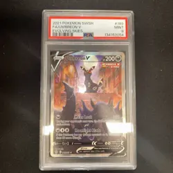 2021 Pokemon Sword & Shield Evolving Skies Alt Art 189/203 Umbreon V PSA 9 - Image 1