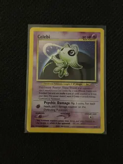 Pokemon Celebi Holo Neo Revelation 3/64 LP - Image 1