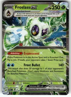 Froslass ex 003/182 Double Rare Paradox Rift Pokemon Near Mint - Image 1