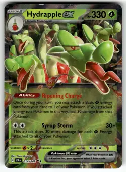 Hydrapple ex 14/142 Double Rare Stellar Crown Pokemon Near Mint - Image 1