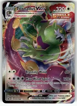 Tornadus VMAX 125/198 Holo VMAX Rare Chilling Reign Pokemon Near Mint - Image 1