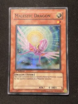 Majestic Dragon - SOVR-EN001 - Super Rare 1st Ed NM/M Yugioh - Image 1