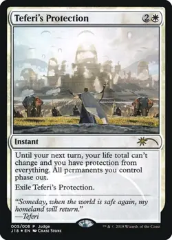 Teferi's Protection - Foil Promo Judge Gift Cards LP MTG - Image 1