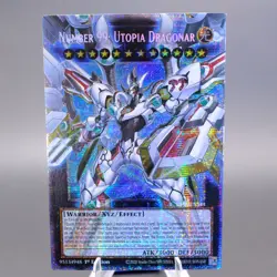 Number 99: Utopia Dragonar RA05-EN144 (Starlight Rare) Yu-Gi-Oh! NM 1st Edition - Image 1