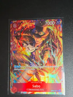One Piece Illustration Box 5 : Sabo OP05-007 SR Super Rare Alt Art Promo English - Image 1