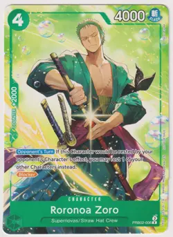 Roronoa Zoro PRB02-006 Welcome Pack NM One Piece TCG English - Image 1
