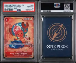 2024 PSA 10 ONE PIECE PRB01-PREM BOOSTER | ALTERNATE ART TONY TONY CHOPPER 006 - Image 3