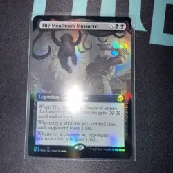MTG The Meathook Massacre - Extended Art Foil - MID - Near Mint+ Condition - Image 1