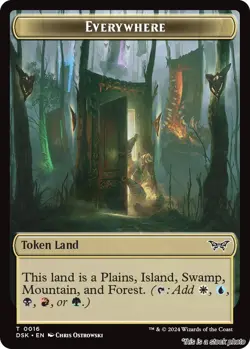 Everywhere Token MTG Duskmourn: House of Horror Token NM Pck Fresh - Image 1