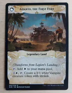 LEGIONS LANDING/ADANTO, THE FIRST FORT MTG XLN REGULAR NM/MINT BP - Image 2