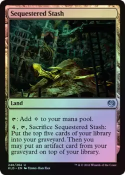 Sequestered Stash (248/264) - Kaladesh - Uncommon (Foil) - Image 1