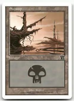 Swamp (342) #342 (NM) Classic Sixth Edition 6ED Magic MTG - Image 1