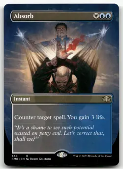 Absorb (Borderless) #443 (NM) Dominaria Remastered DMR Magic MTG - Image 1