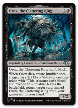 Ozox, the Clattering King (Anime) #44 (NM) Foundations Jumpstart J25 Magic MTG - Image 1