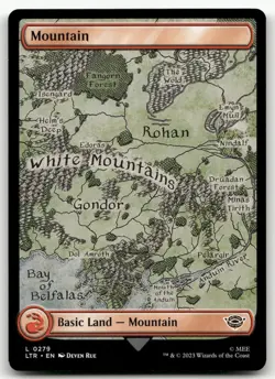 Mountain (0279) #279 (NM) Lord of the Rings LTR Magic MTG - Image 1