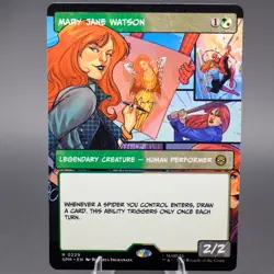 Mary Jane Watson (Borderless) Regular 229 R Marvel's Spider-Man NM MTG - Image 1