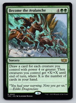 Become the Avalanche - Commander Tarkir: Dragonstorm - MTG - Image 1