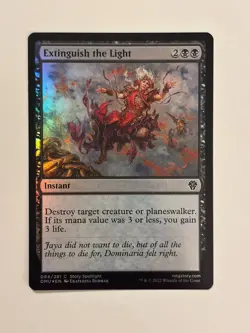 Extinguish the Night FOIL Dominaria United Magic the Gathering MTG - Image 1