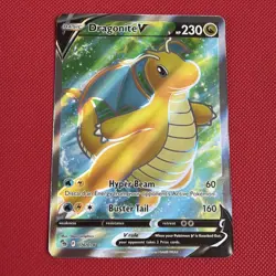 Dragonite V (Full Art) 076/078 Pokemon GO Holo - Image 1