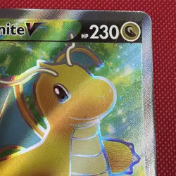 Dragonite V (Full Art) 076/078 Pokemon GO Holo - Image 3